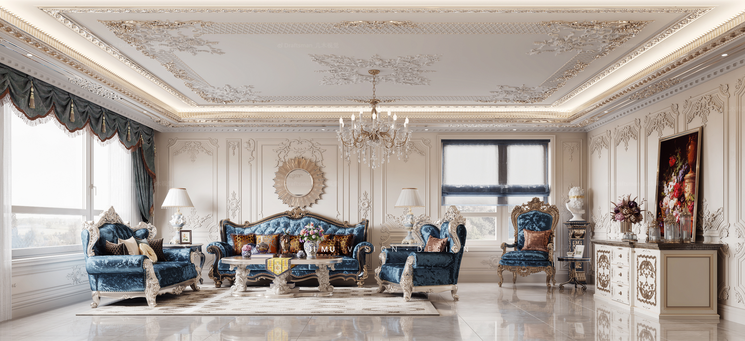 法式轻奢风室内设计-5