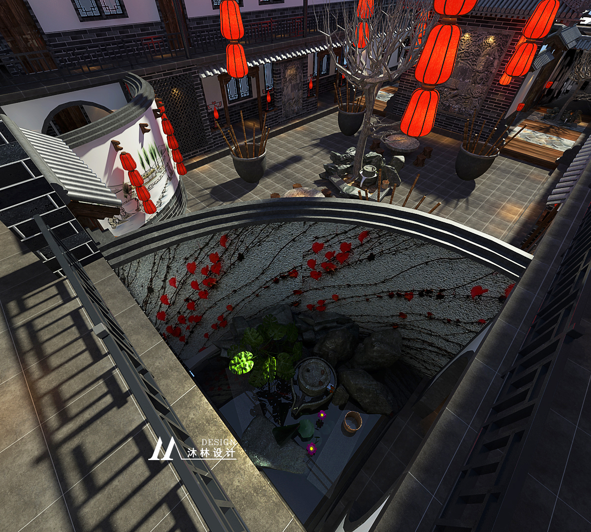 山西阳曲县西门生态庄园设计|太原装饰装修装潢设计公司沐林设计-3