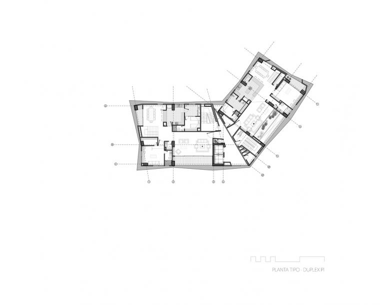 哥伦比亚 Zebrano 公寓楼丨Plan b arquitectos,M+Group-41