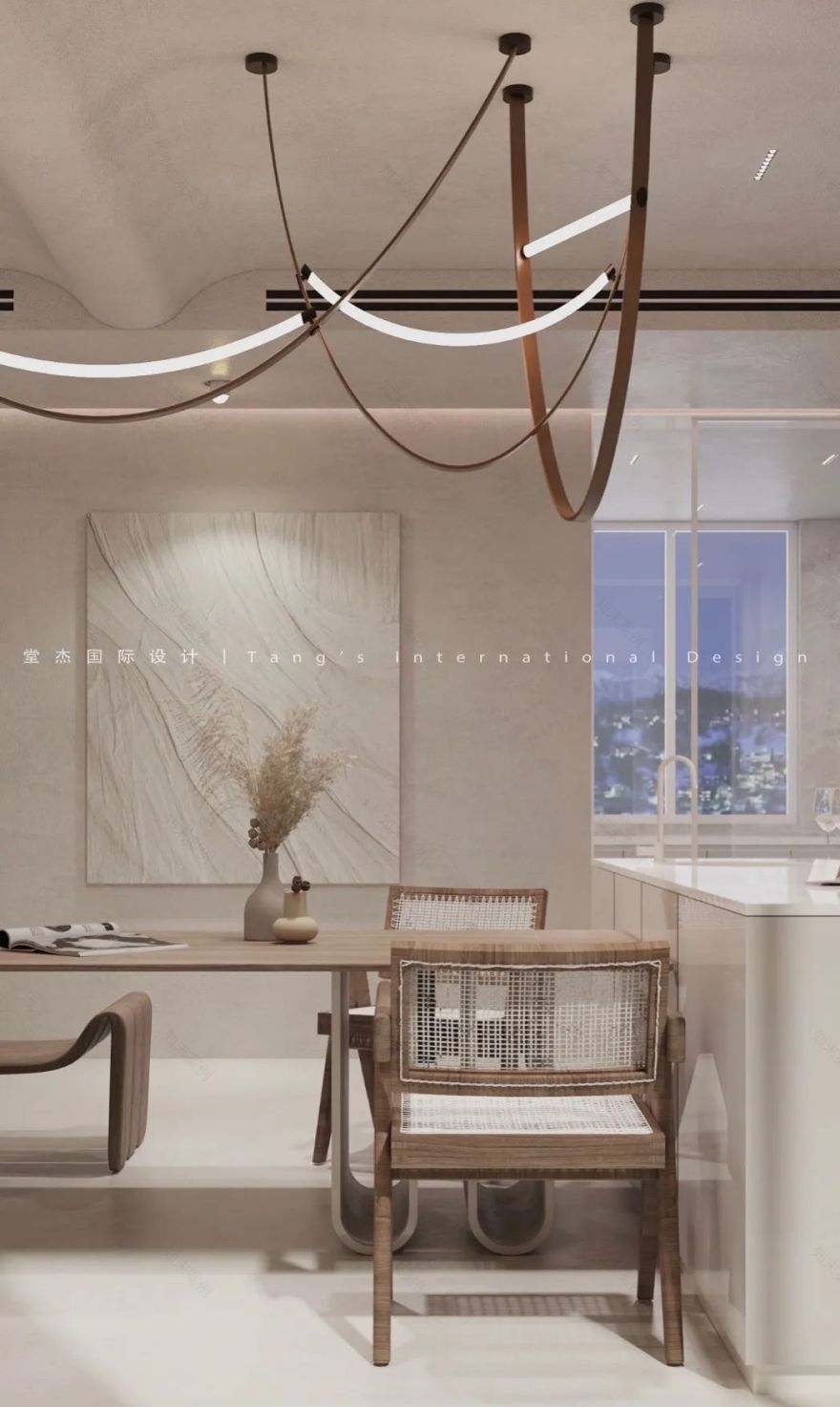 奶白色别墅 · 简约与实用的完美融合丨堂杰国际设计-34