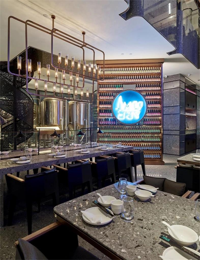摩登江南精酿音乐餐厅丨中国杭州丨杭州无形有行室内设计有限公司-16