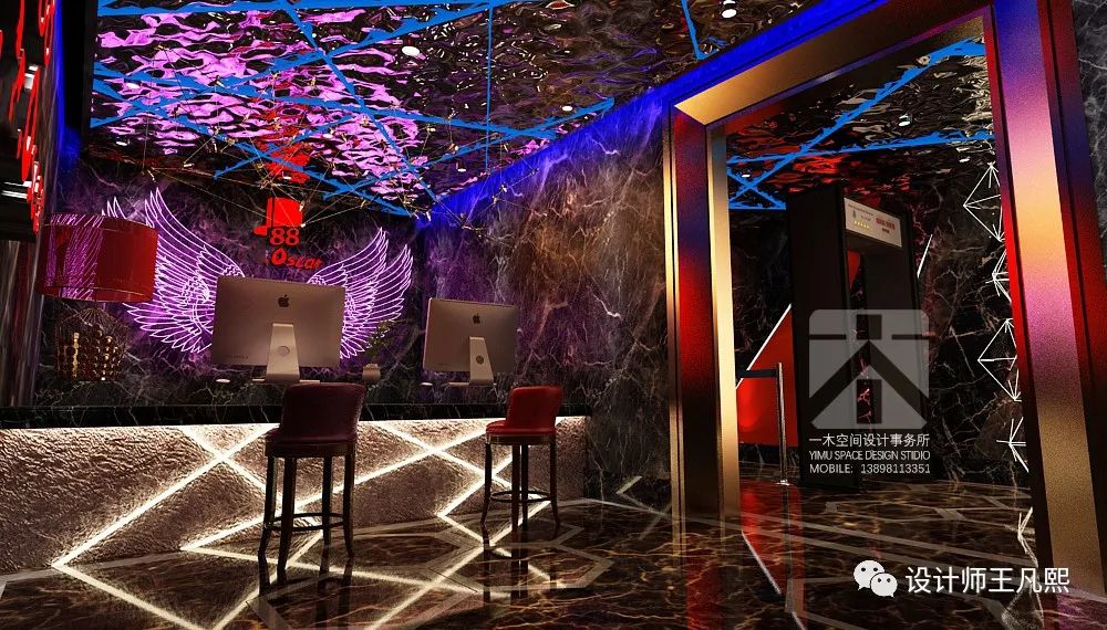 一木空间设计事务所 | 奥斯卡 88 酒吧营口鲅鱼圈店设计案例-10