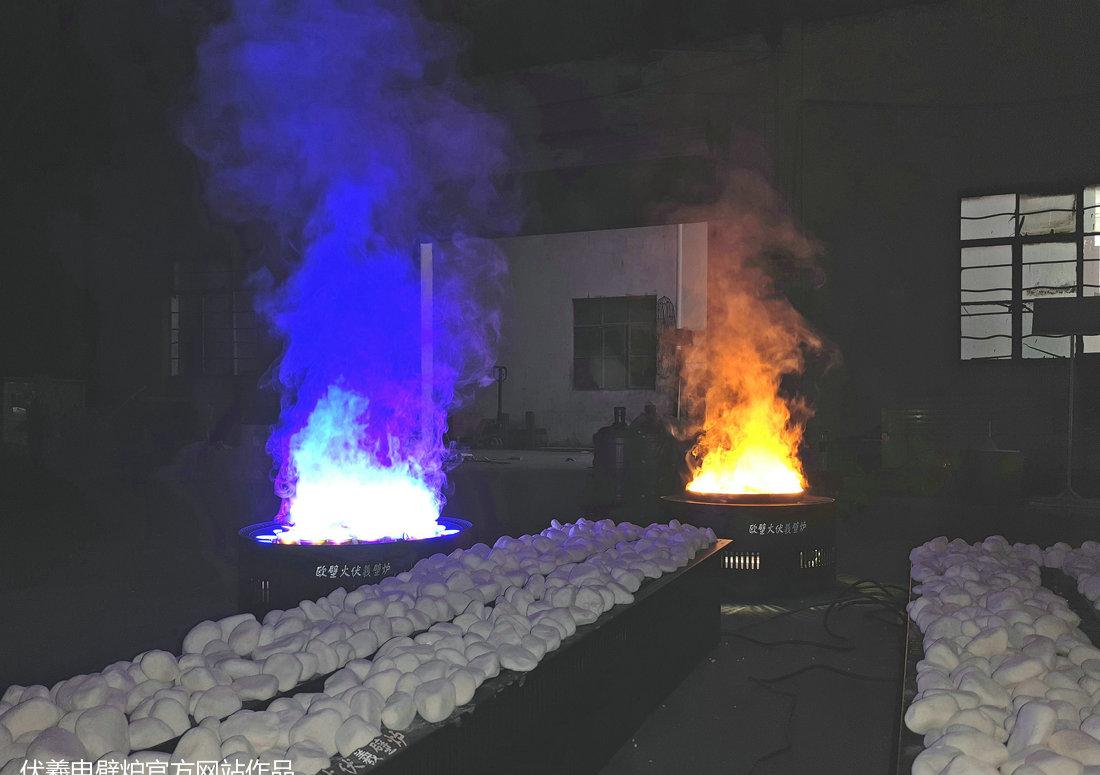 魔都崇明梦幻森林伏羲 3D 电壁炉，篝火灯光秀惊艳登场！-6