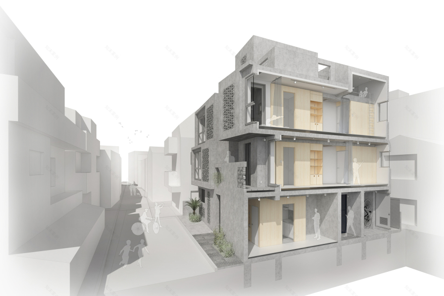 双叶庄公寓丨日本东京丨Masashi Miyamoto Architects,mmar-53