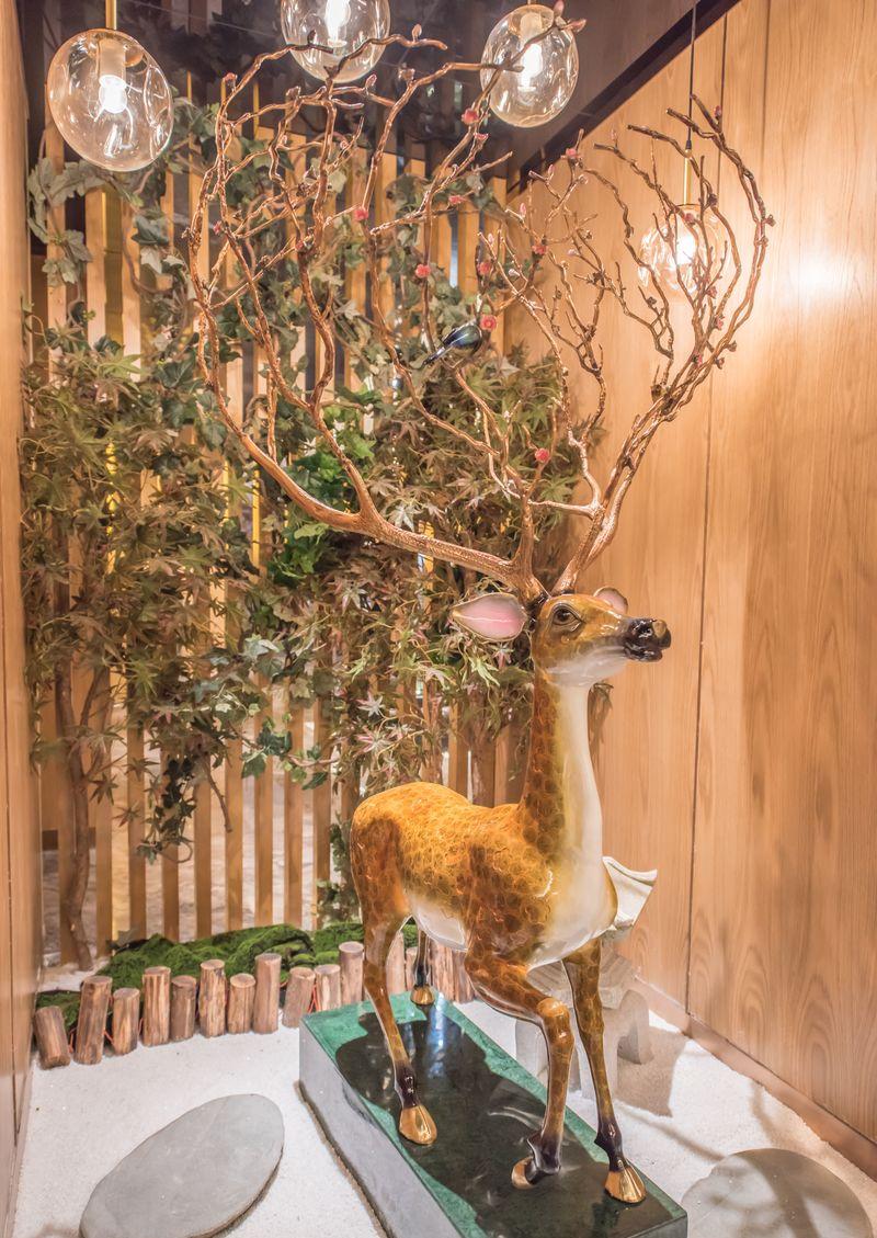 山叶料理珠江新城店——日式古风与西方元素交融的禅意空间-22