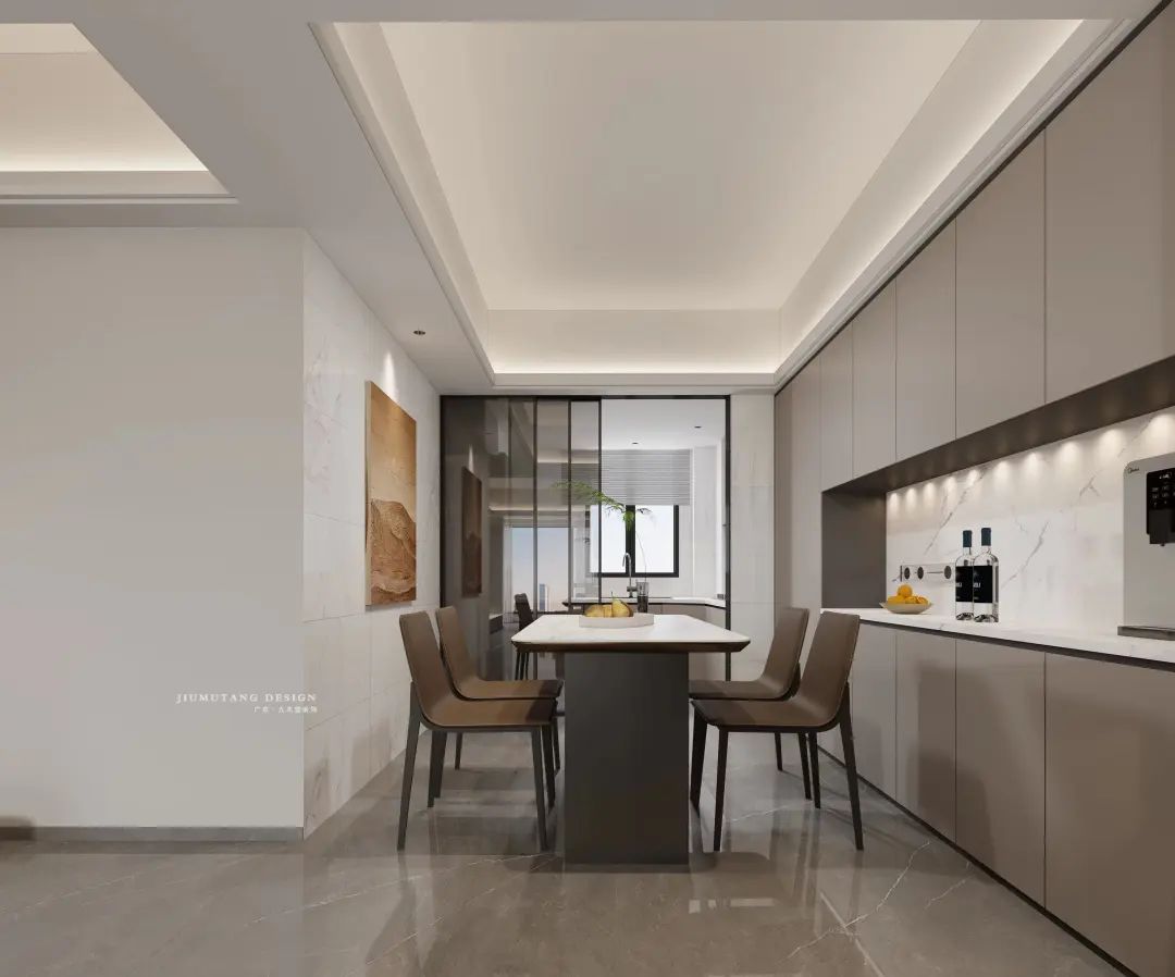 金碧尚都 132㎡现代简约空间丨九木堂设计-25