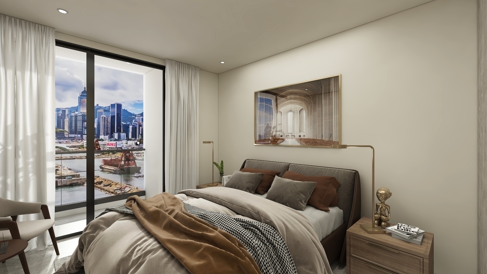 The Club Interior Design. Airbnb Project.-21