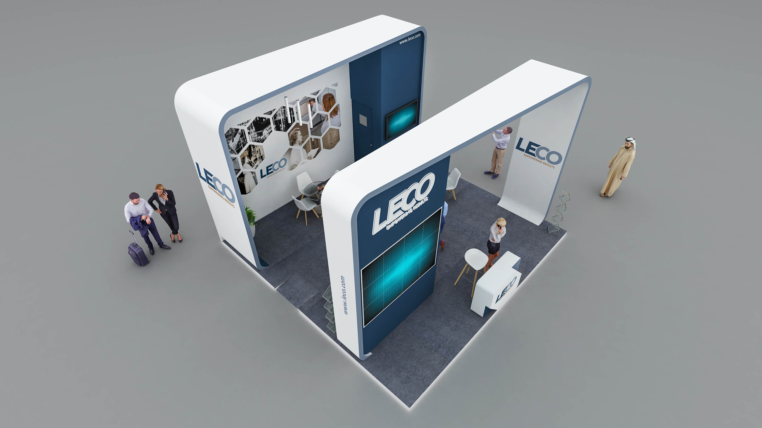 Design concept for exhibition stand - LECO-1