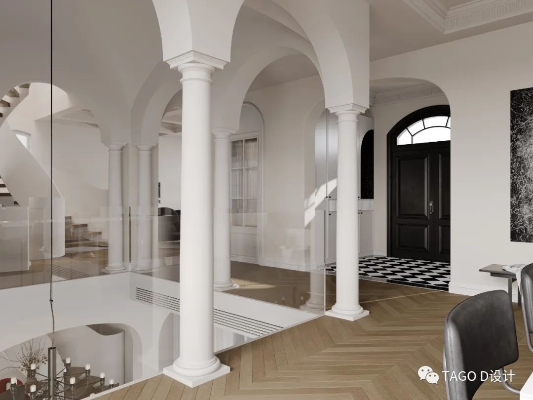 奶油法式浪漫 · 依山傍水别墅的精致设计丨浙江天工装饰工程有限公司-15