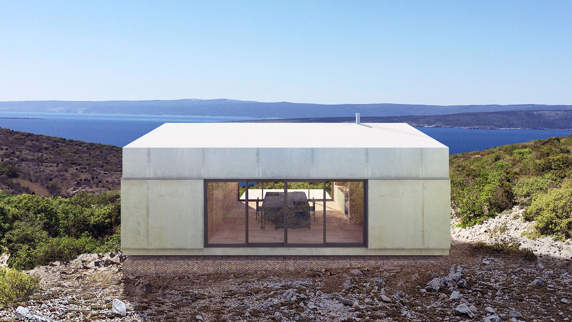 Mini Home:小房子在自然中竞赛获奖的石砌装配式房屋丨克罗地亚-0