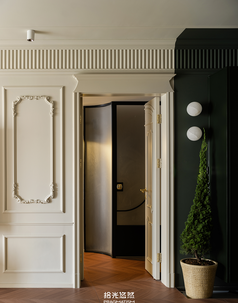 复古轻法式风格房屋设计-23