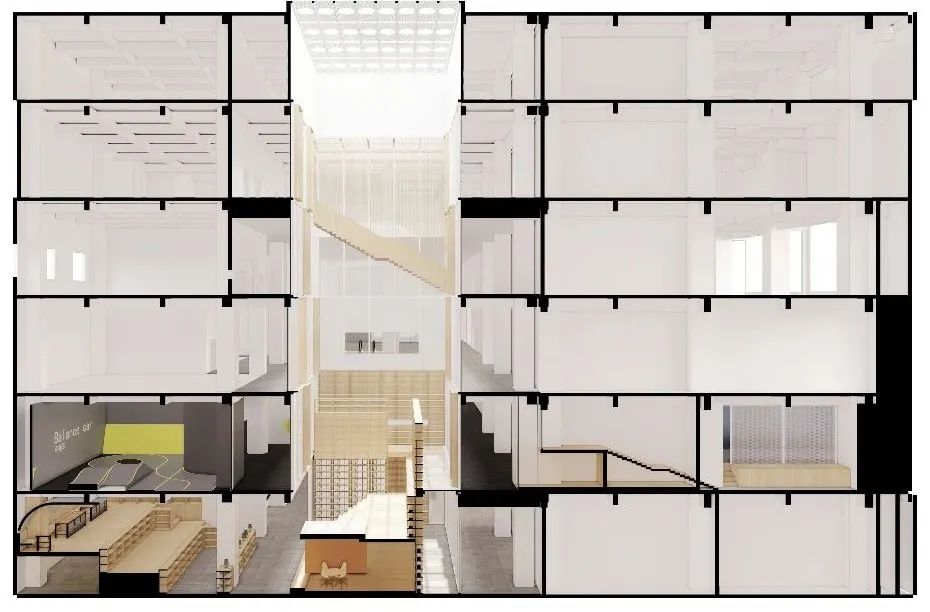 严旸建筑 × 美璟书店 | 中庭中的隐秘书店-64