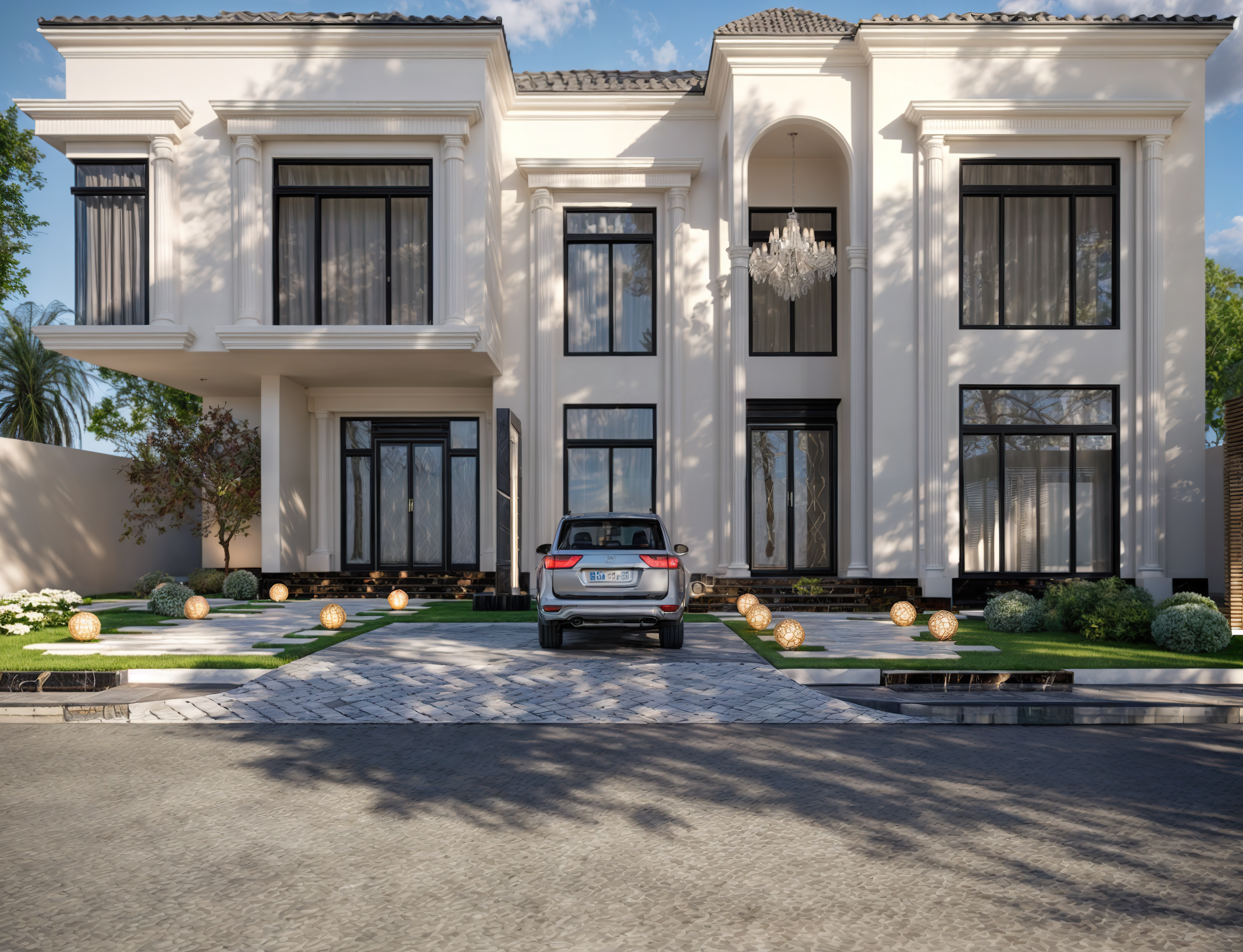 WHITE VILLA 现代别墅设计丨卡塔尔-9