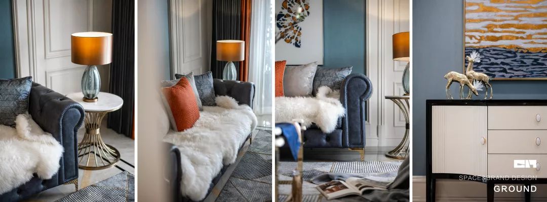 江南首府美式风,观诺设计展现欧式雅致时尚情怀-11