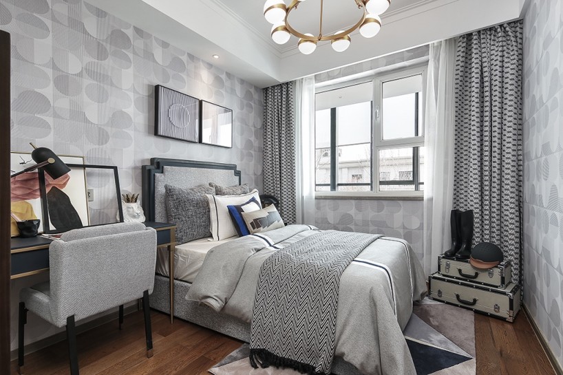 山西太原远大凤玺湾样板间——摩登东方风格-6