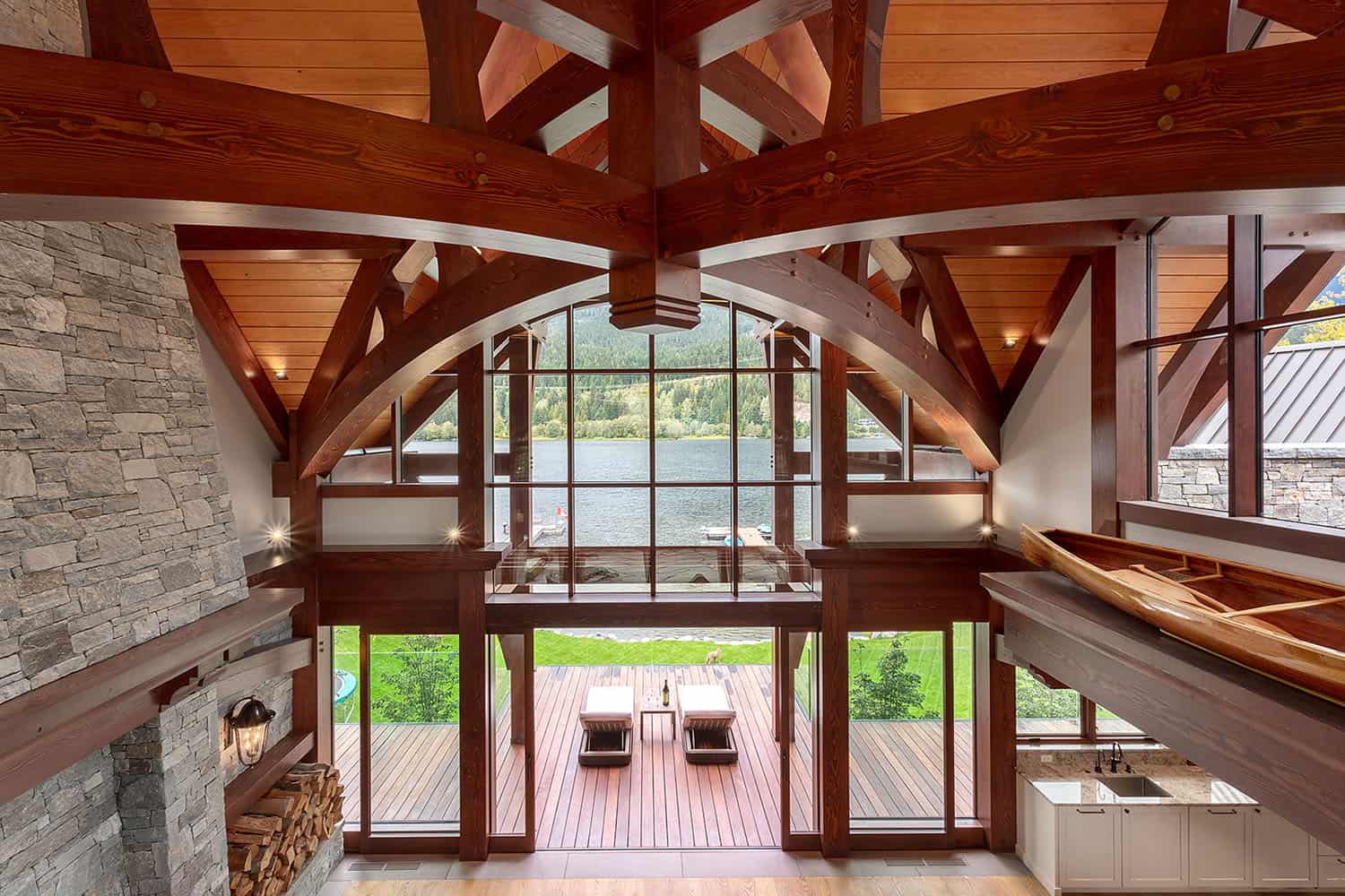 Modern timber frame home in Whistler designed for entertaining-25