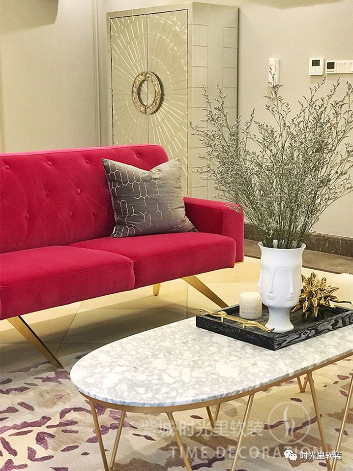 杭州观止别墅现代轻奢风,温馨轻奢的家居艺术-7