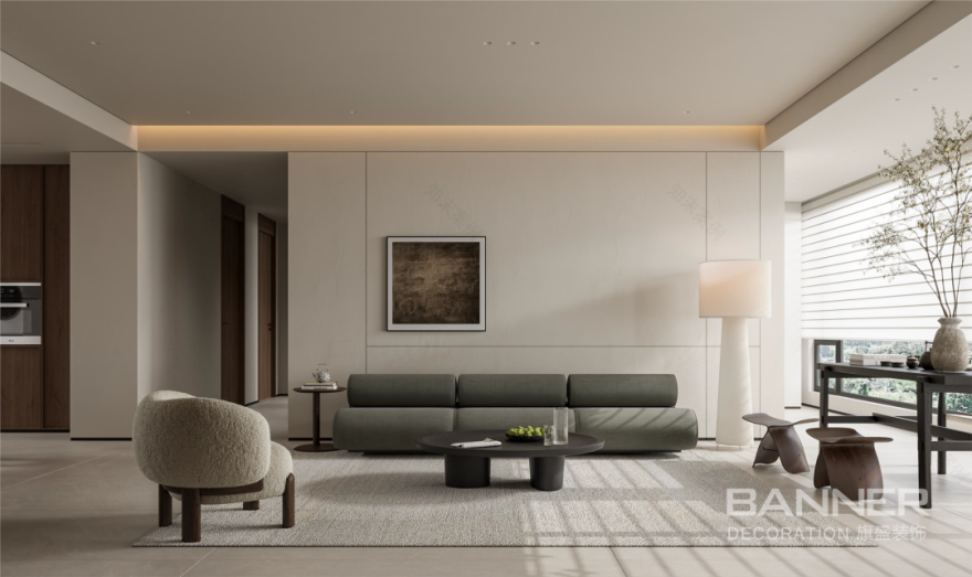 段峰 公园时光 230㎡中古风丨旗盛装饰-23