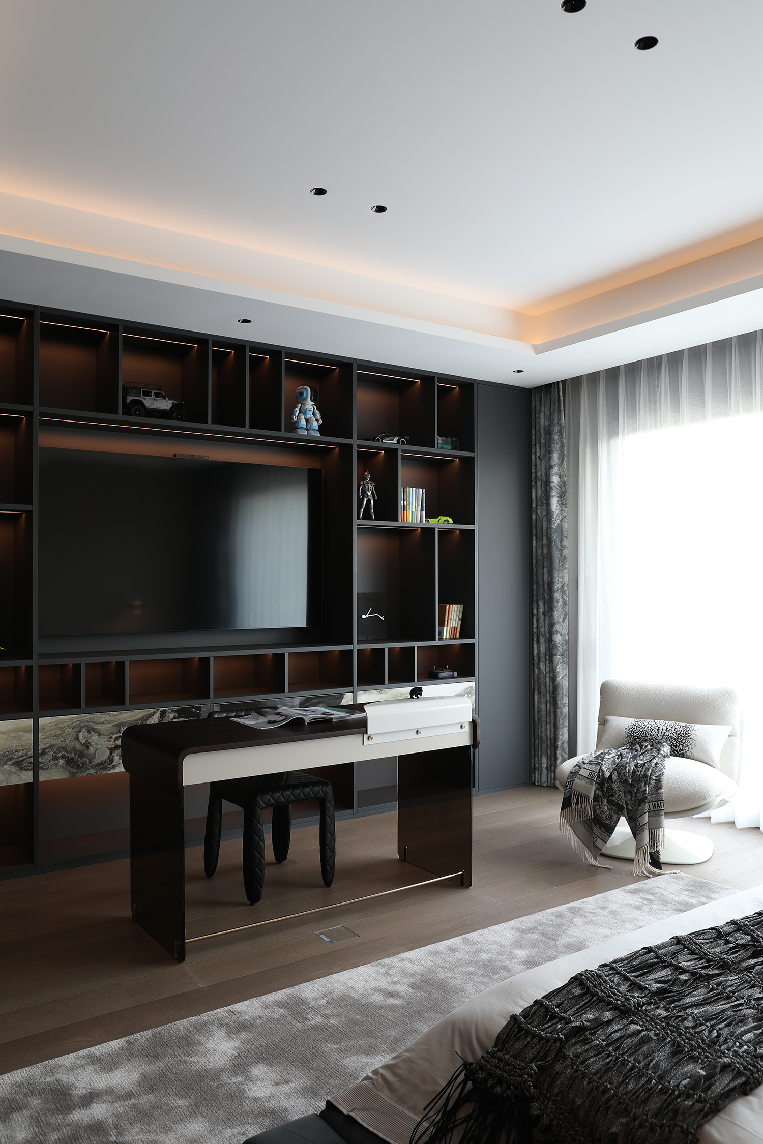 广州1800m²现代别墅丨中国广州丨设计总监李光玉,软装赵苗苗等-65