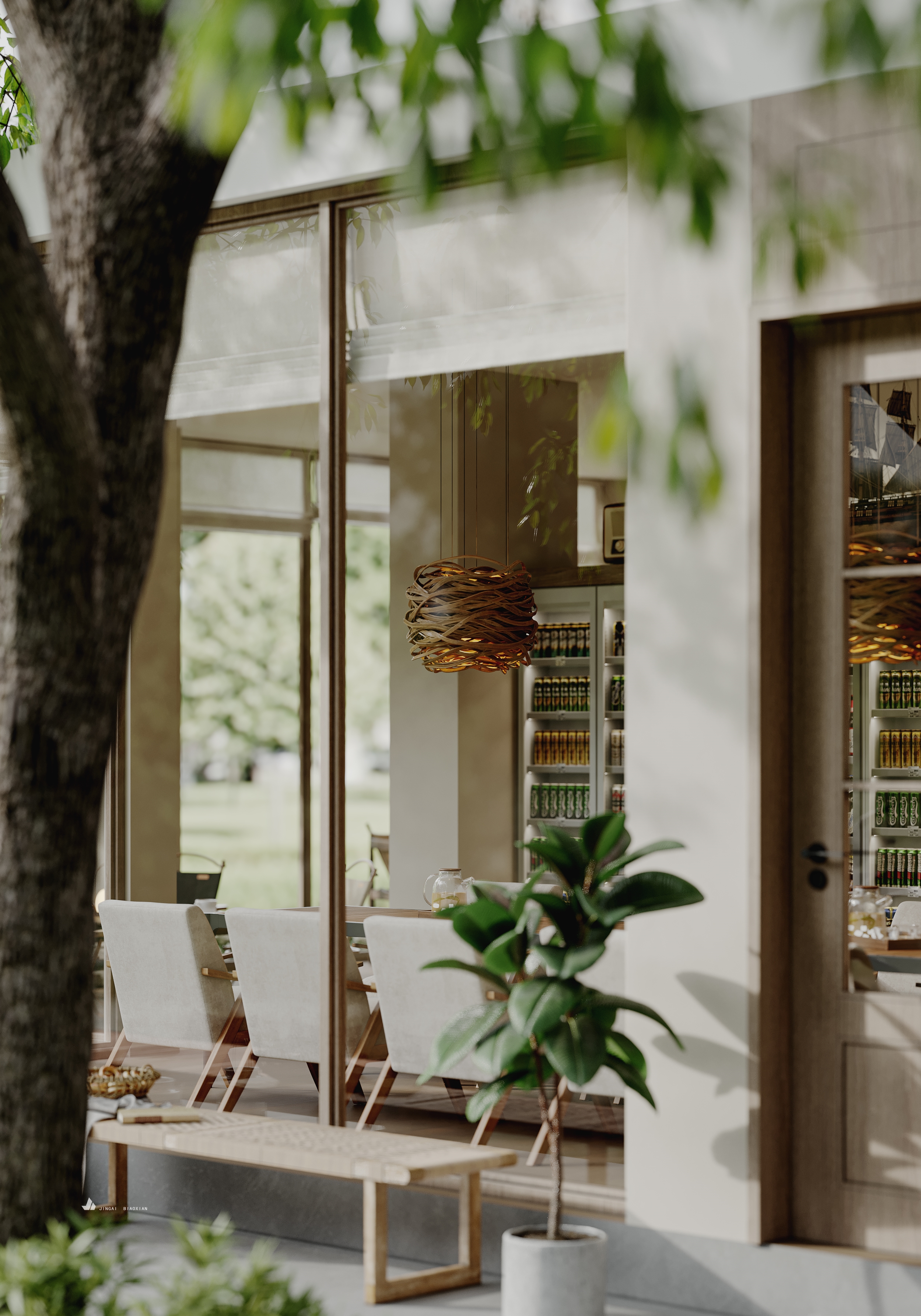 1W 茶室设计 | 简约中式风，演绎现代茶文化-11