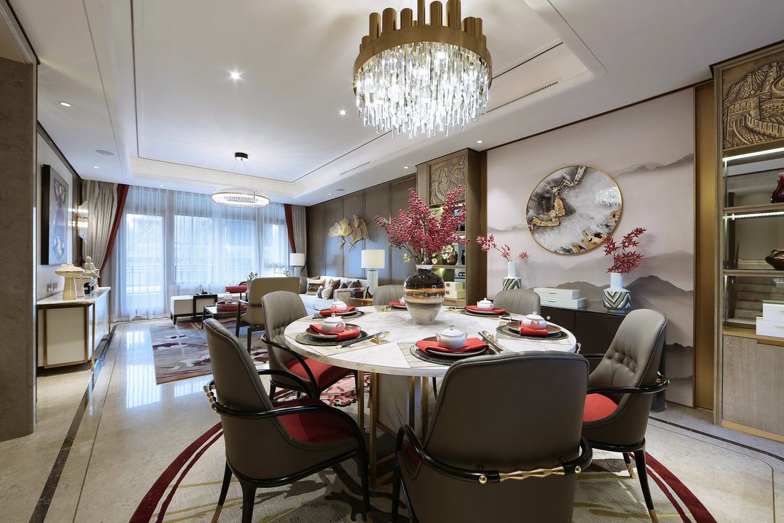 上海天鼓装饰设计-风尚新中式<梦回唐朝>-24