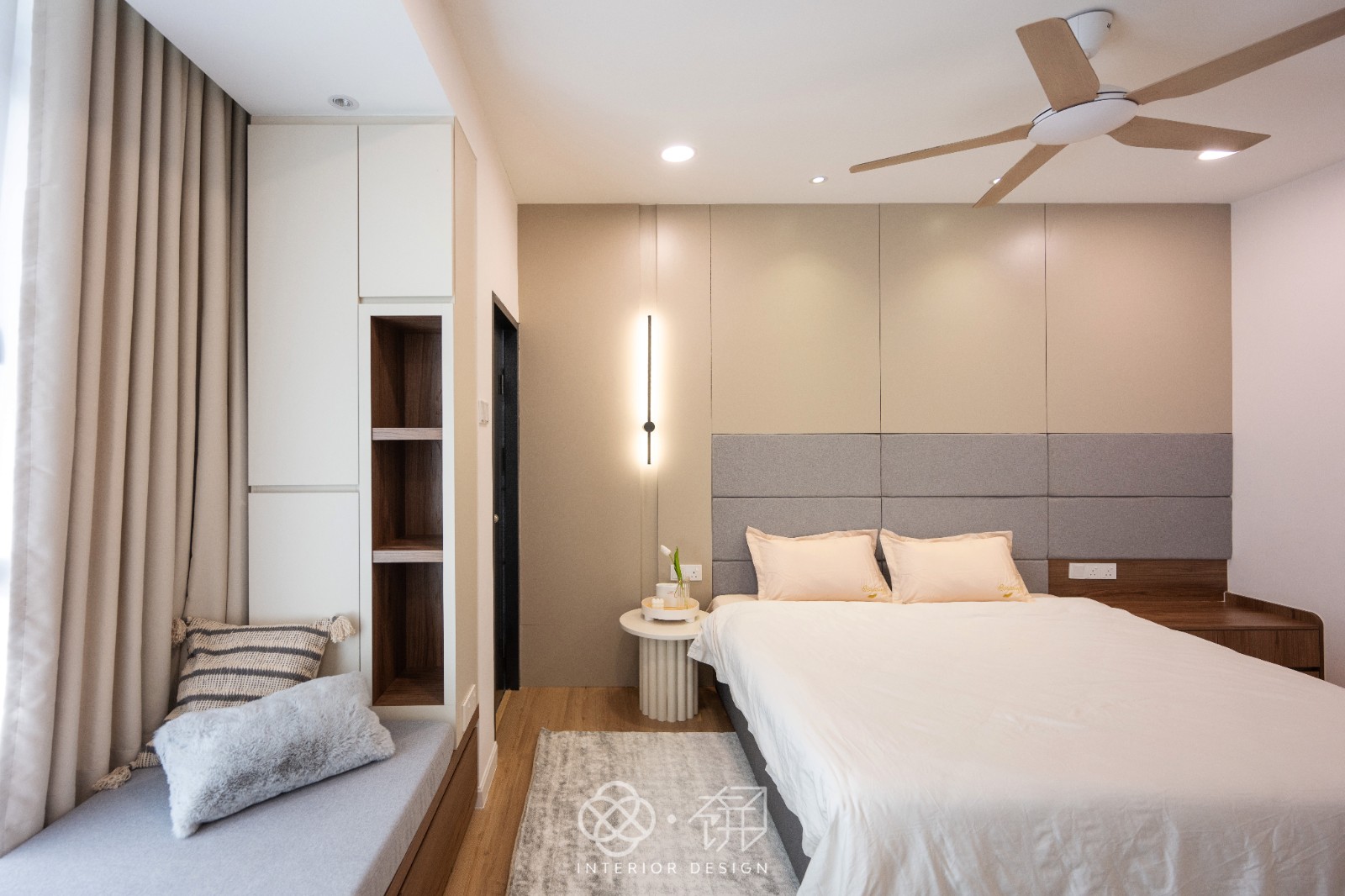 奶油简约·明亮住宅丨大饼设计-33