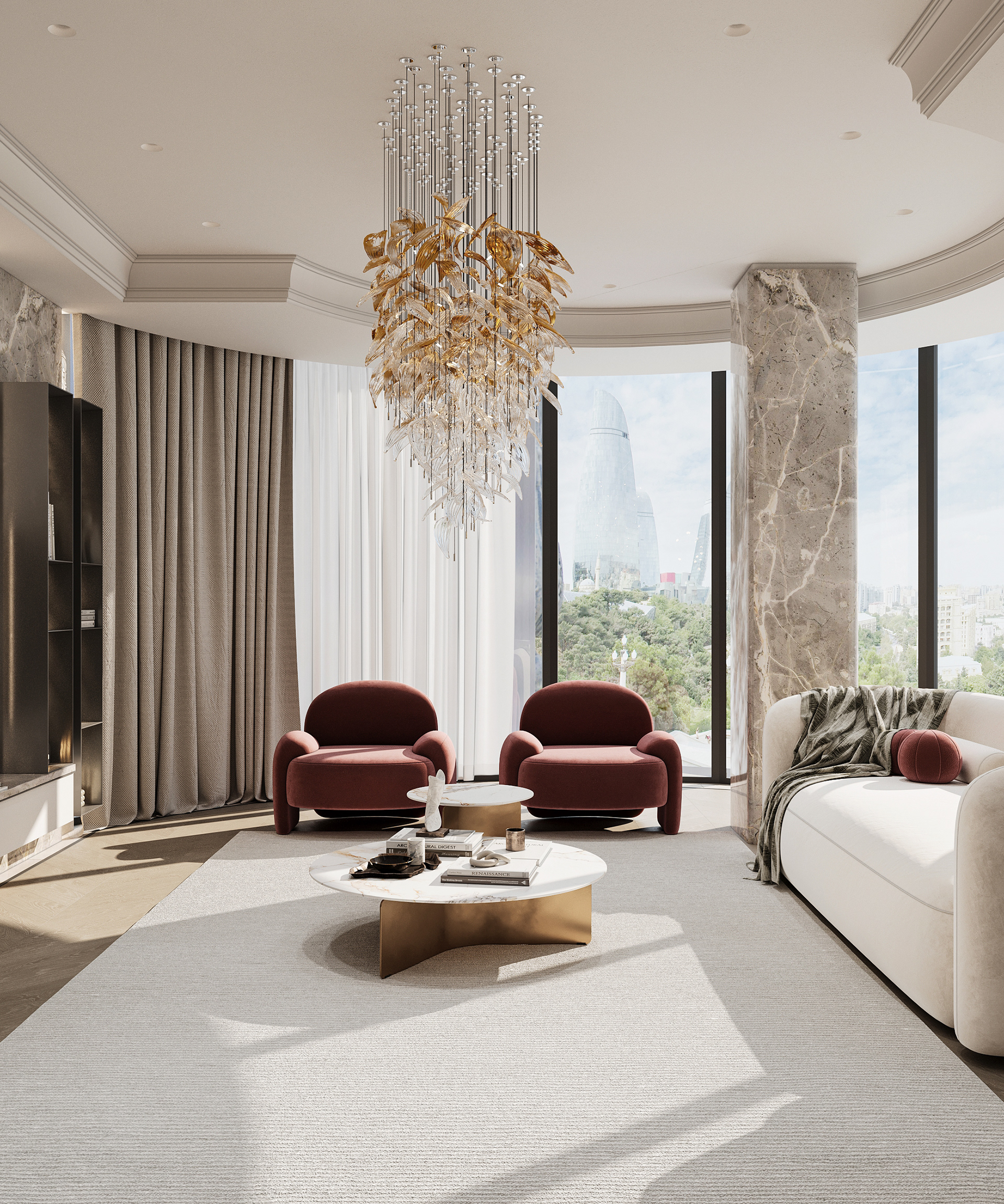 Hallway & Living room（可能需结合实际补充完整）丨阿塞拜疆-17