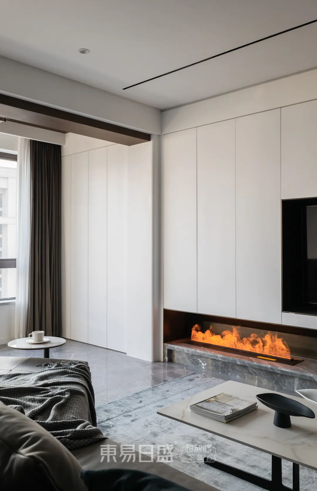 192㎡极简风实拍，清爽利落的空间现代感-2