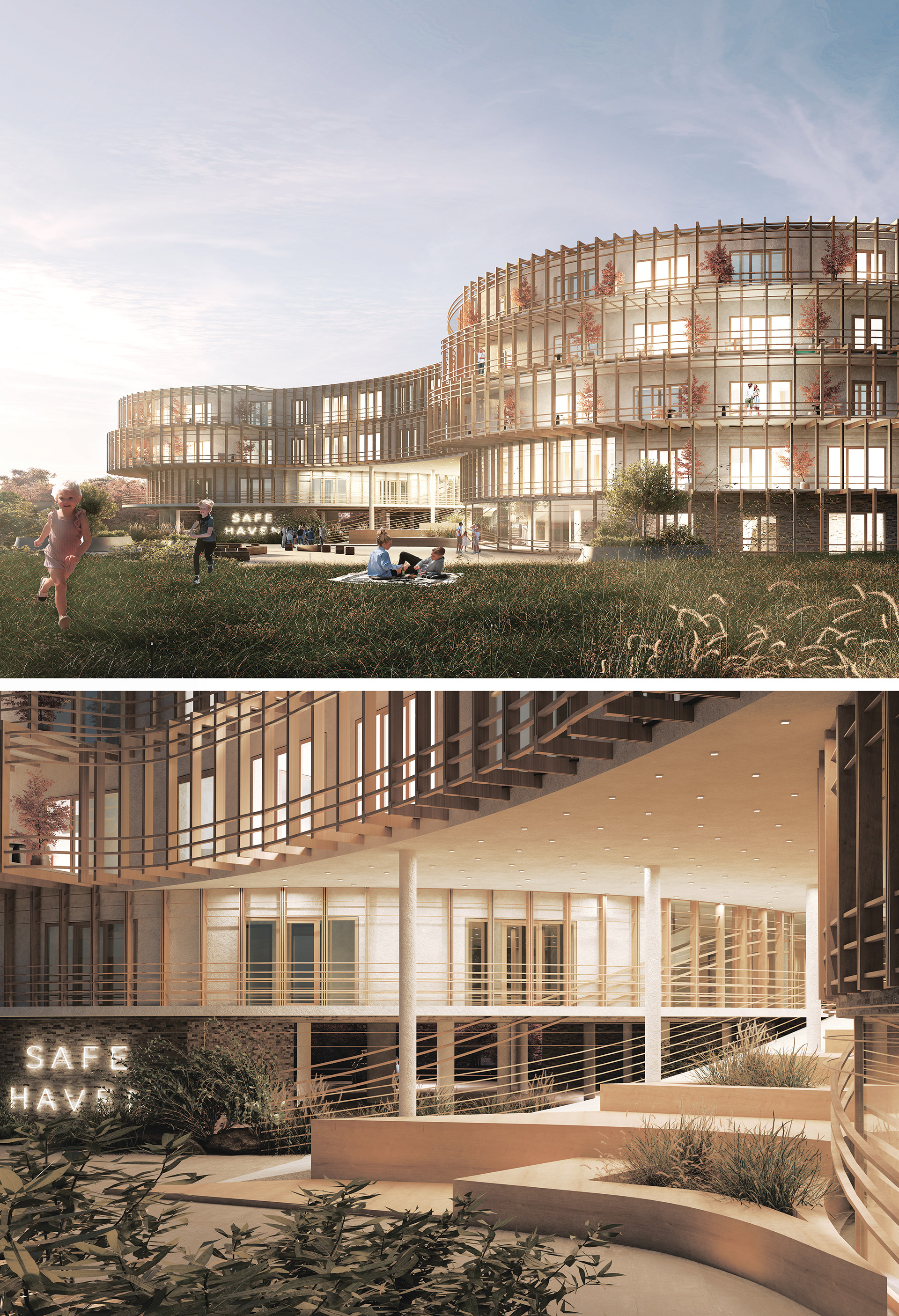 多功能酒店综合体“安全避风港”丨白俄罗斯明斯克丨Karina Ostrovskaya（学生项目）-13