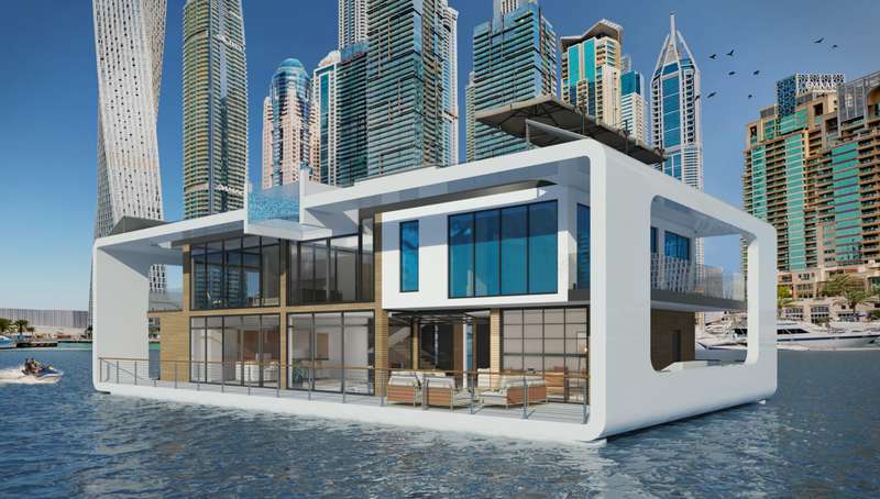 Floating Villa at Sea Palace in Dubai - Design by 4SPACE-2