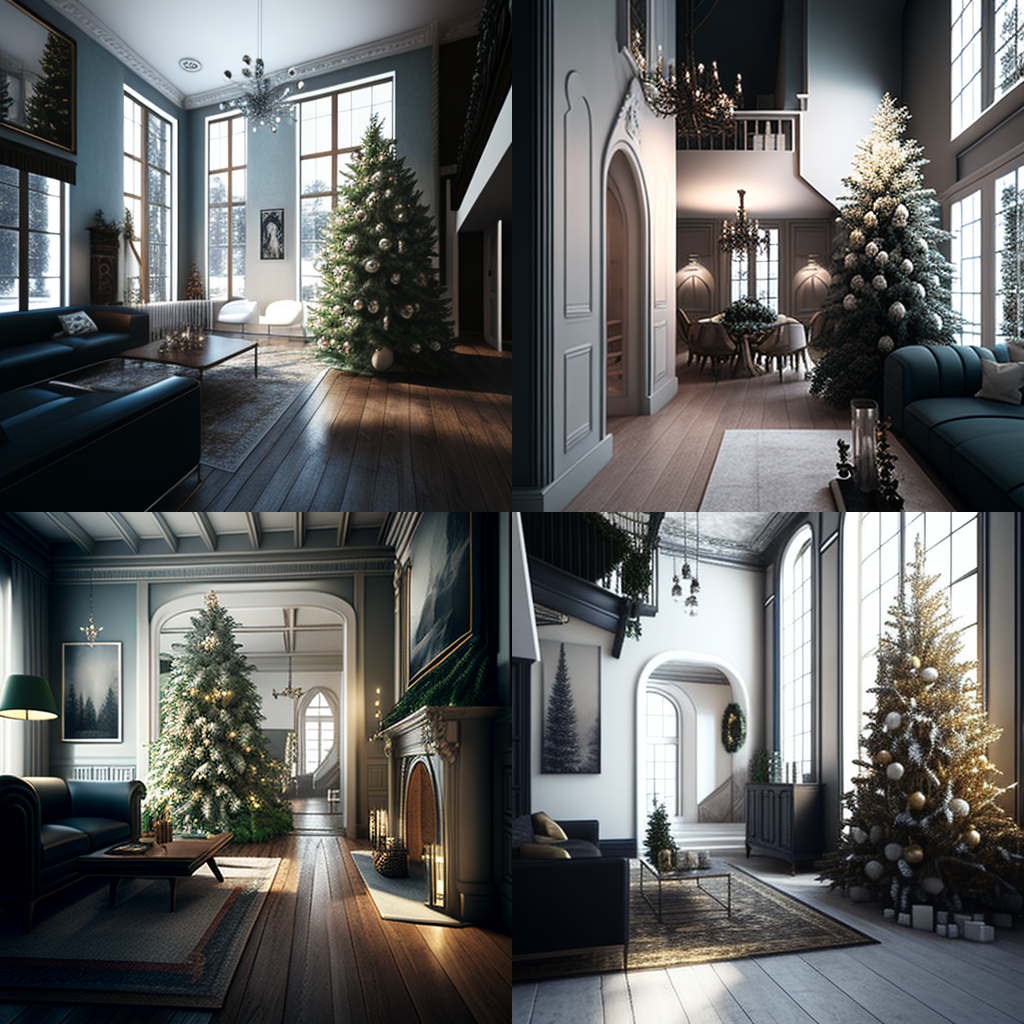 A.I. | design hall for New year 2023-6