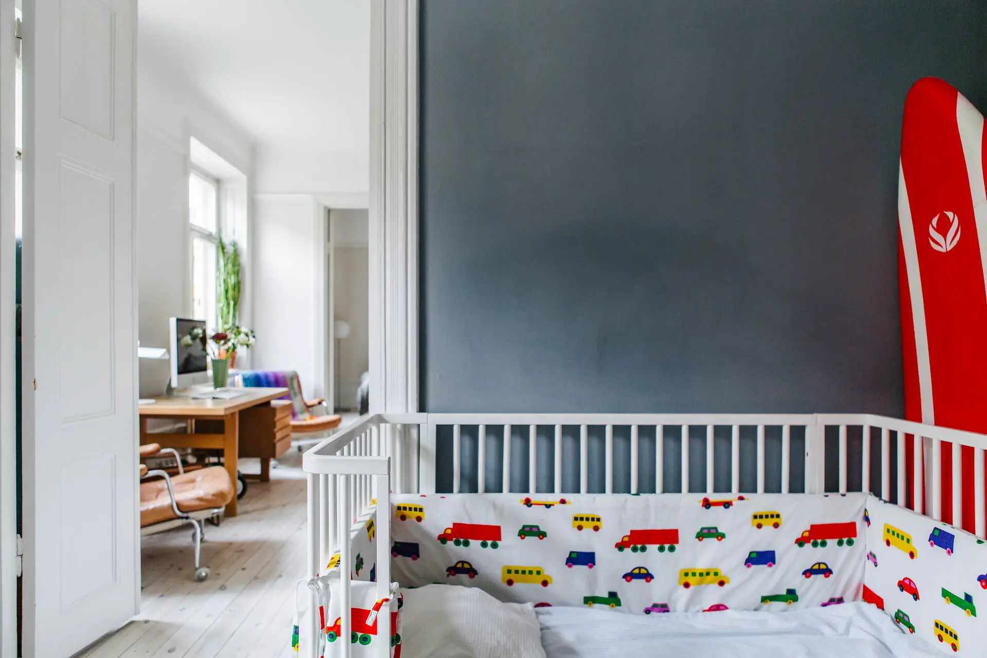 复古彩绘的 88 平米温馨家庭公寓-16