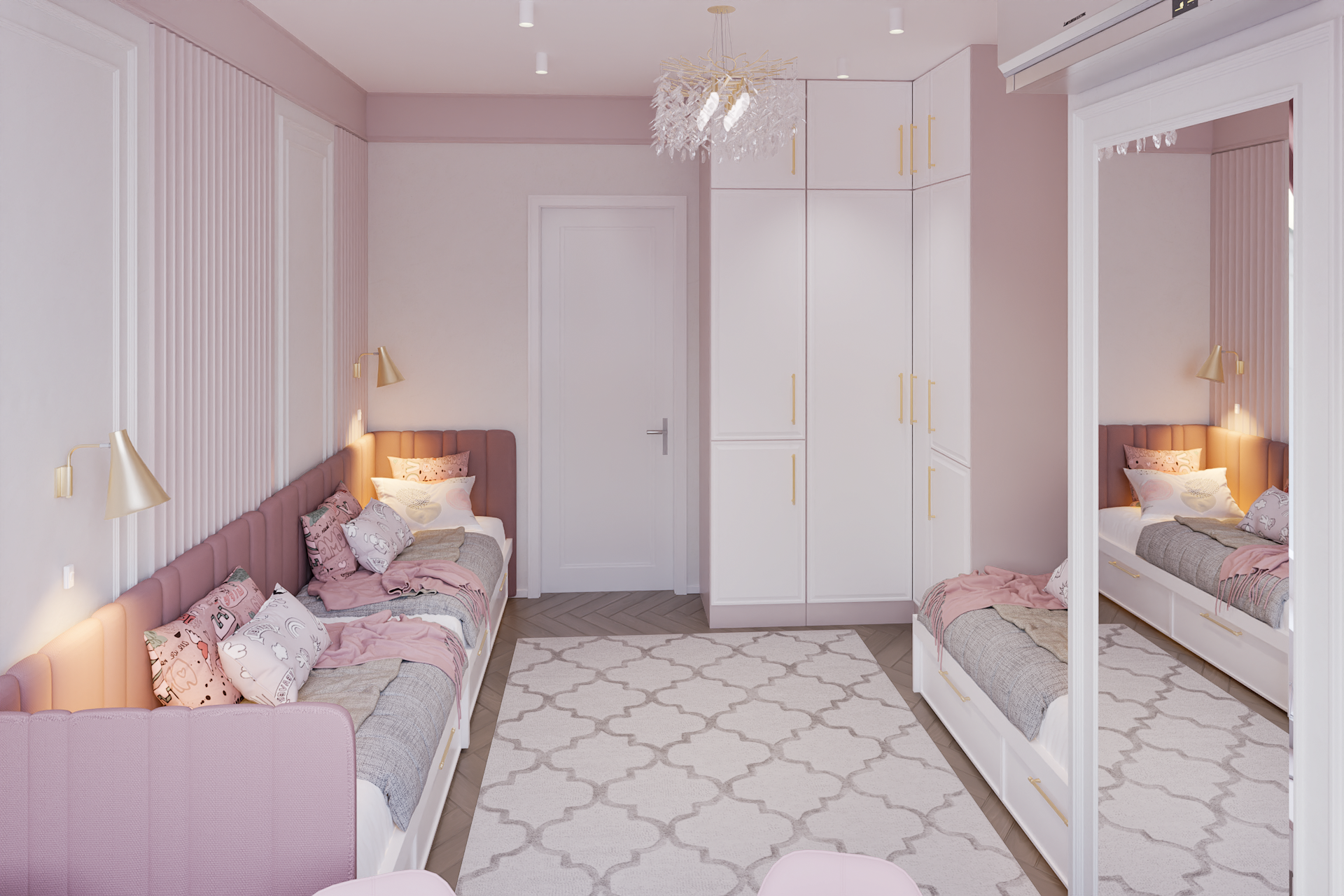 Bedroom for three girls-4
