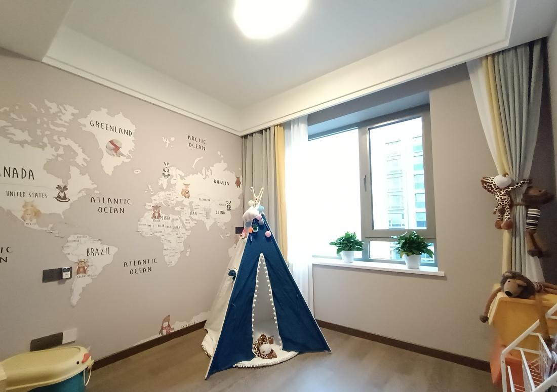 苏州新区铂湾澜庭精装改造130北欧原木-3