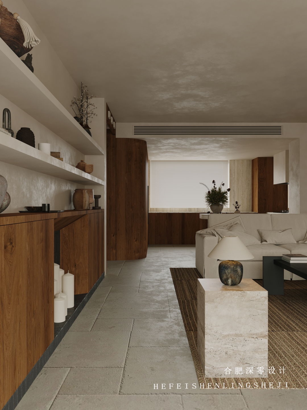 【置地中心】196㎡流变的生命力丨中国合肥丨深零设计-4