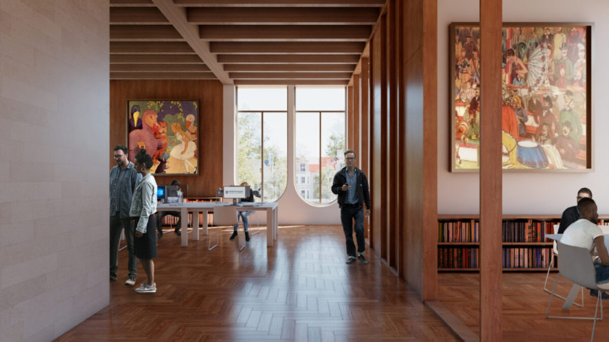 霍默顿学院入口建筑丨英国剑桥丨Alison Brooks Architects-46