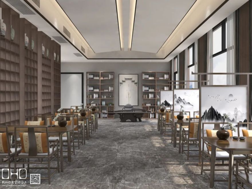 阳陂湖生态湿地景区餐厅 | 新中式风格的演绎-20