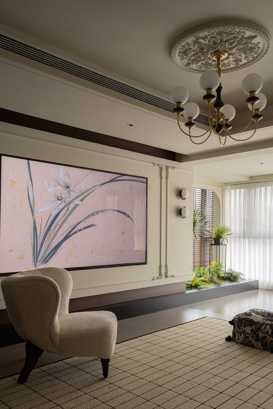 《绿笙》157㎡精装改造丨宏福樘设计-7