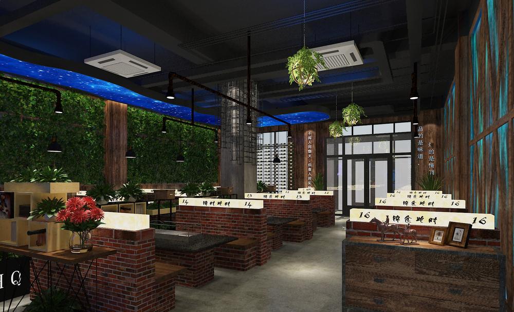 天津武清区锦食此时烧烤店 | 王本设计打造独特烧烤空间-8