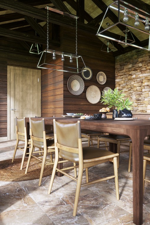 乡村别墅,郊区别墅的桑拿房及配套空间-13