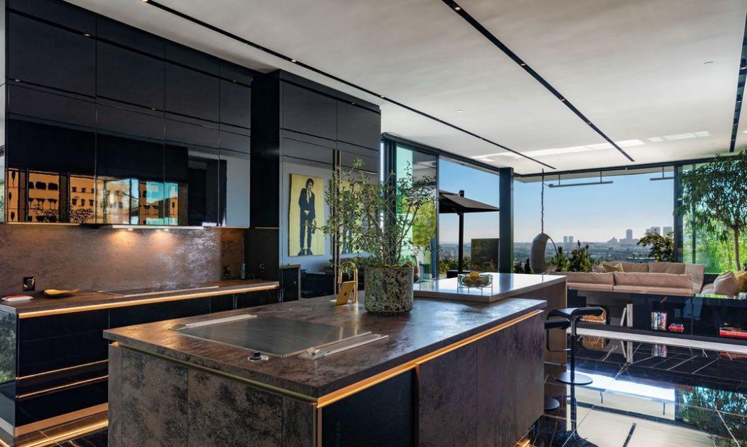 洛杉矶亿元豪宅，精致细节展现高级黑奢华风-22