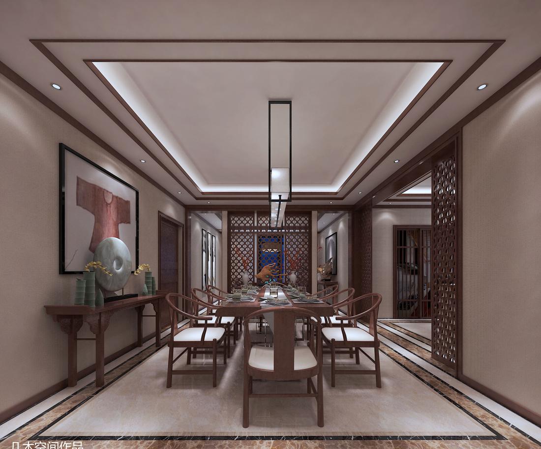 
溪堤郡中式别墅 -1