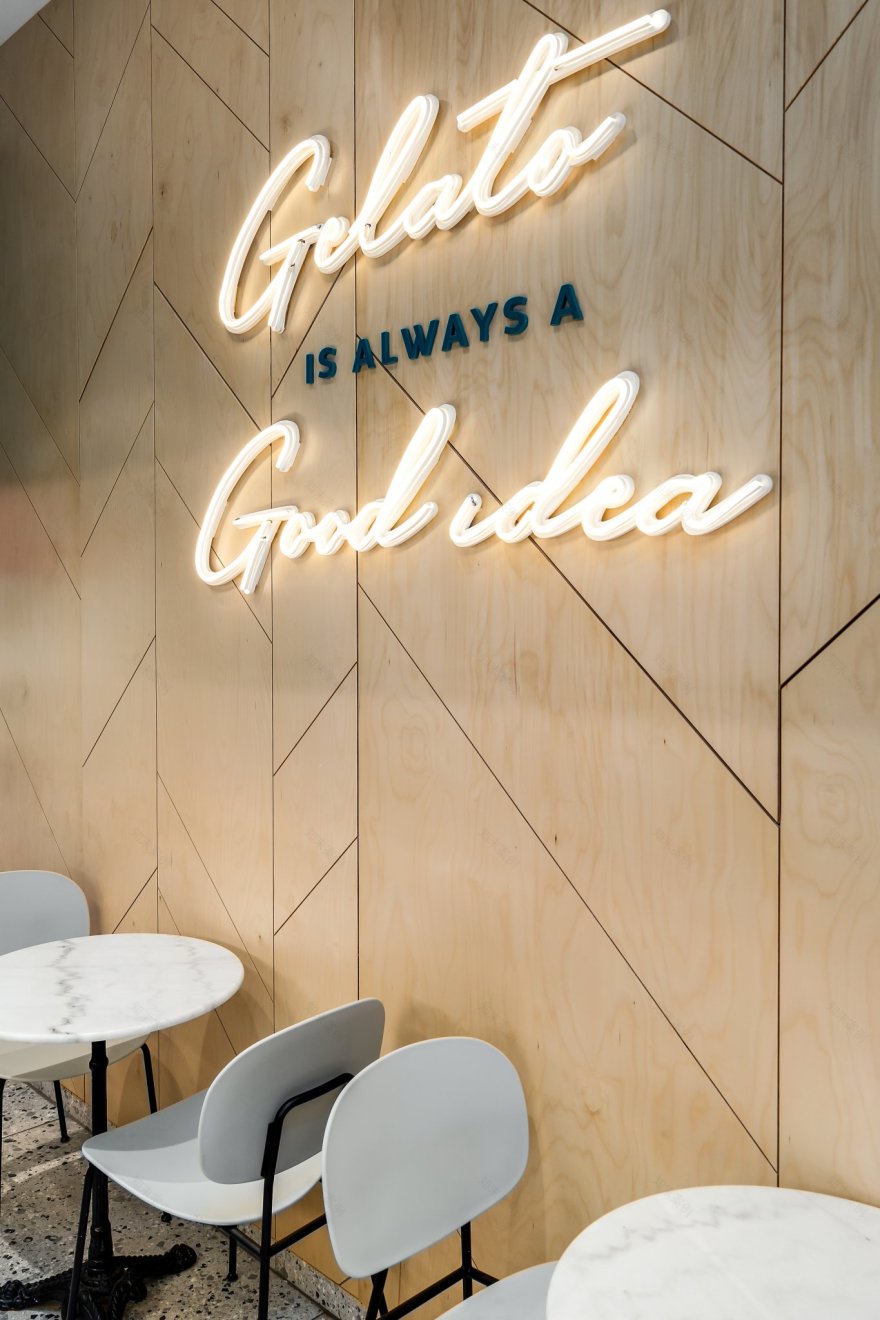 Leggenda Gelato&Yogurt · 现代都市冰淇淋店设计-15