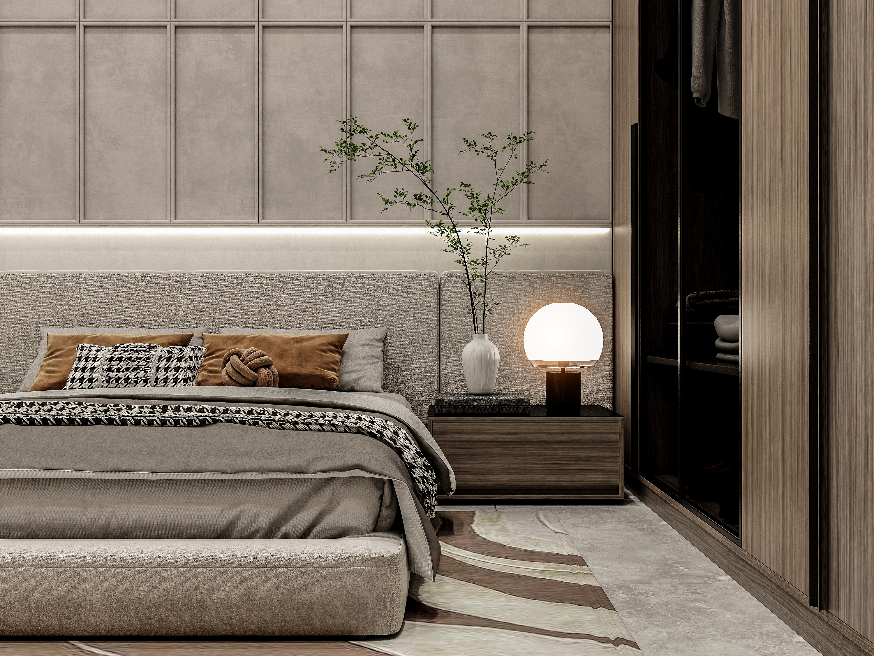 Bedroom design in Kuwait city-0