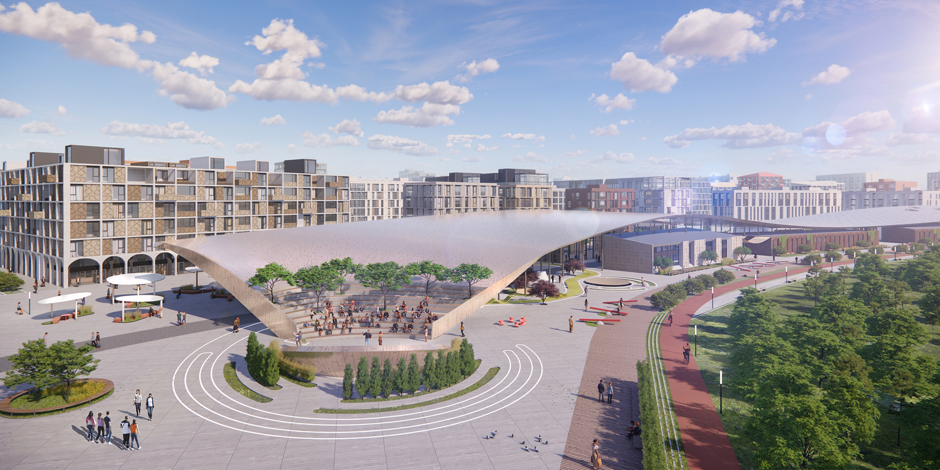 GRAND MOSQUE周边开发项目丨哈萨克斯坦丨LEVEL80 | architects（团队成员众多）-30