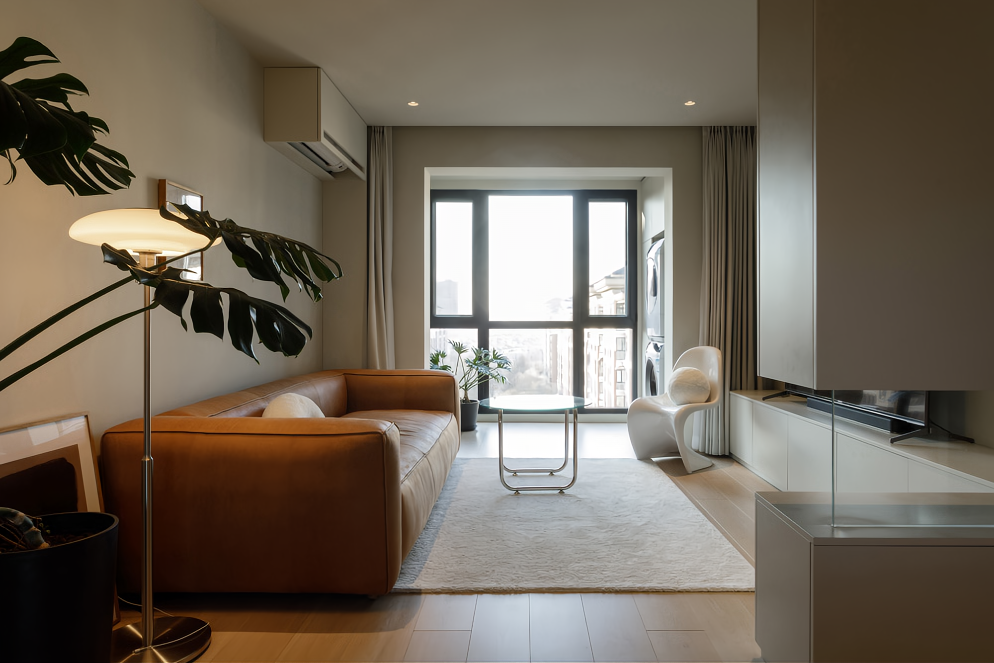 奶茶色的家丨中国北京丨NOTHING DESIGN-18