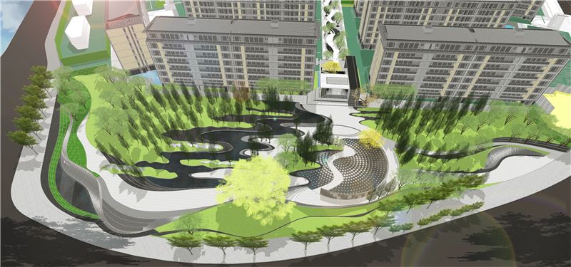 壹号半岛 | 梦境般的曲线景观设计-31