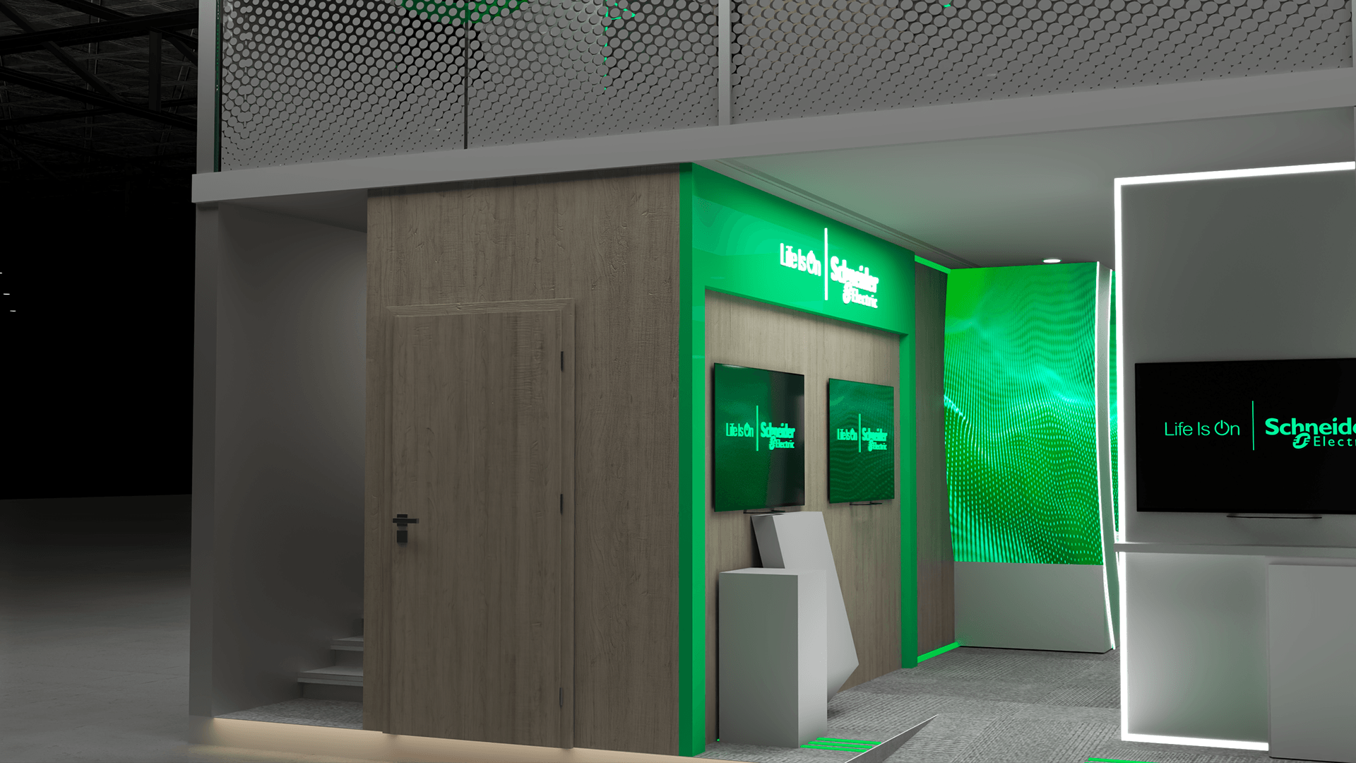 Schneider Electric Booth Stand - ADIPIC Exhibition 2025-14