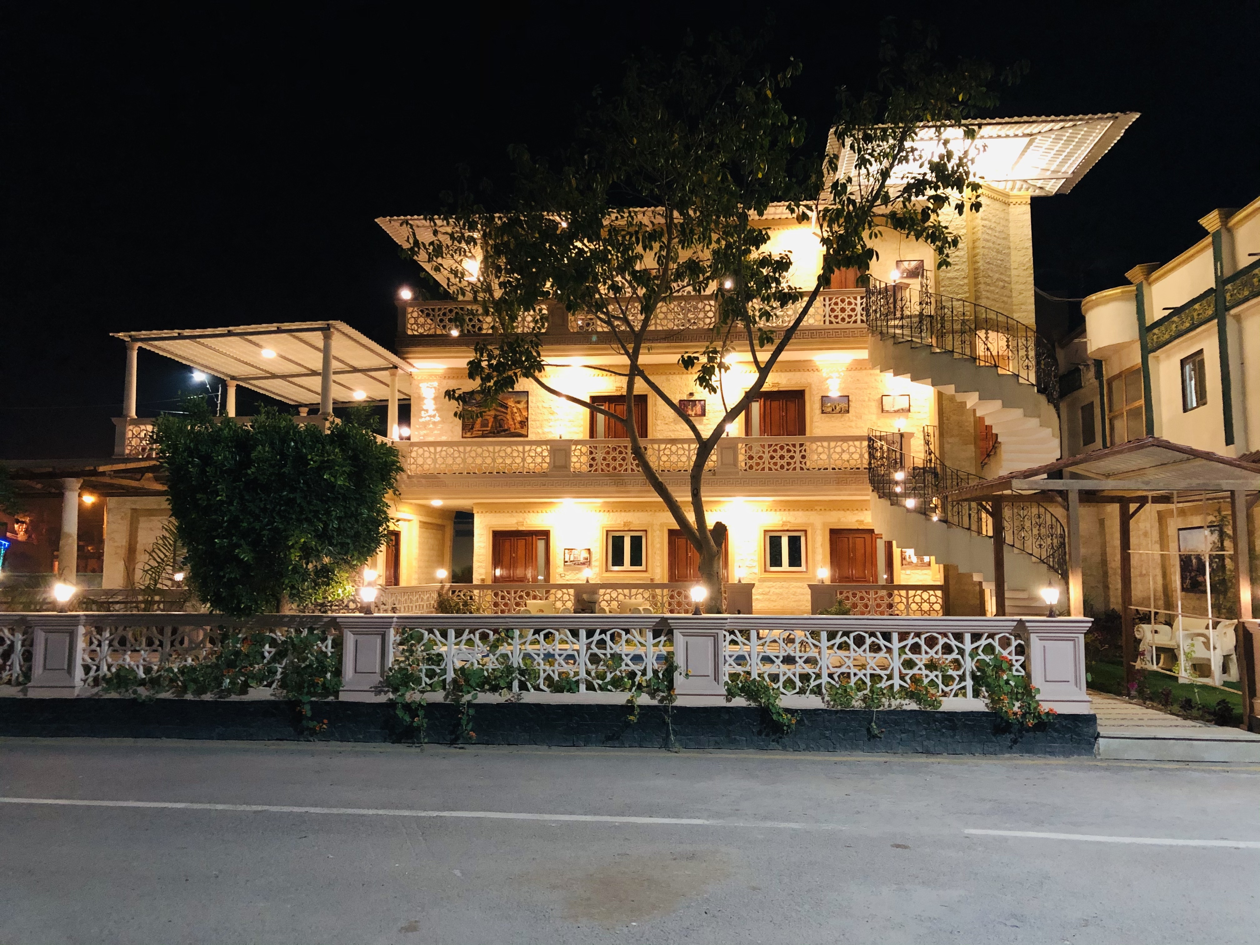 Motel interior and exterior design-0