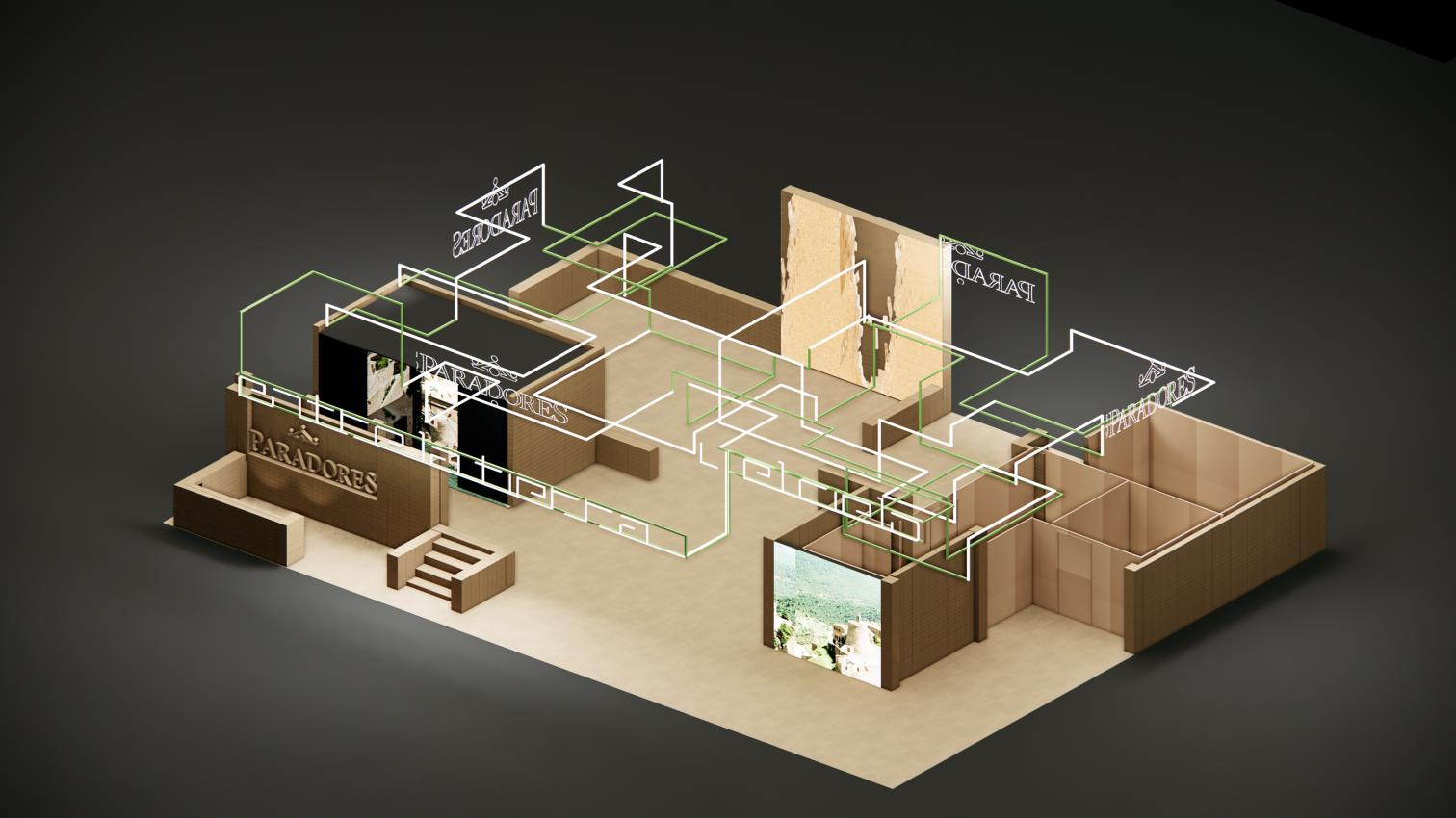 Paradores Nacionales 展馆设计丨SpainMadrid丨Equipo 01,Jesús San Vicente-13